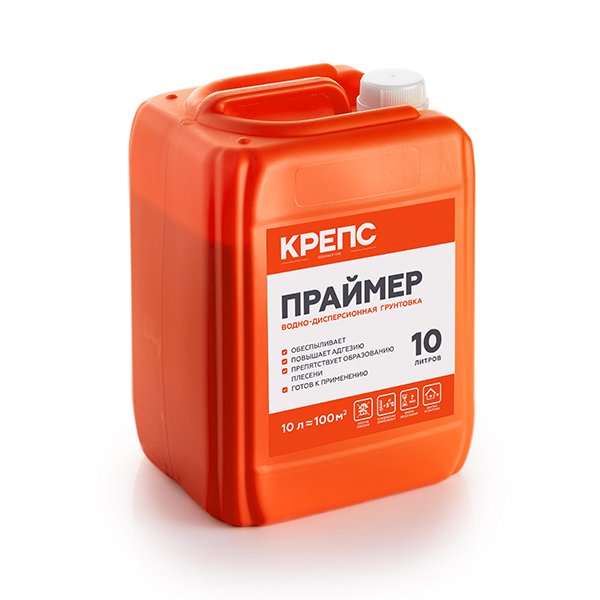 Крепс ПРАЙМЕР грунтовочный состав 10л (50 шт)