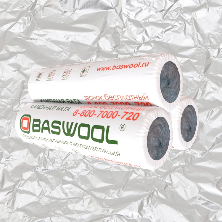 Мат прошивной BASWOOL  МП-100 (МС) ГОСТ 21880-2011 2000х1200х100 мм