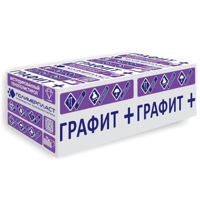 Экструдированный пенополистирол XPS GR PROF CS(10Y)250 1180х580х100 мм, 4 шт. уп