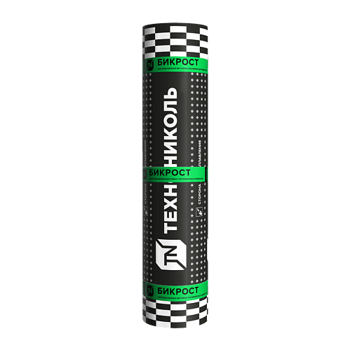 Материал кровельный Бикрост ХКП, сланец серый, 1х10 м