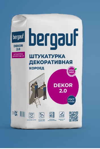 Штукатурка декоративная Bergauf Dekor ЗИМА 25кг.