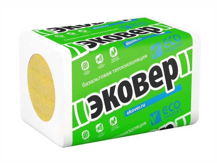 Утеплитель Эковер Фасад Декор Оптимал 135 1000х600х100 мм, 3 шт. уп