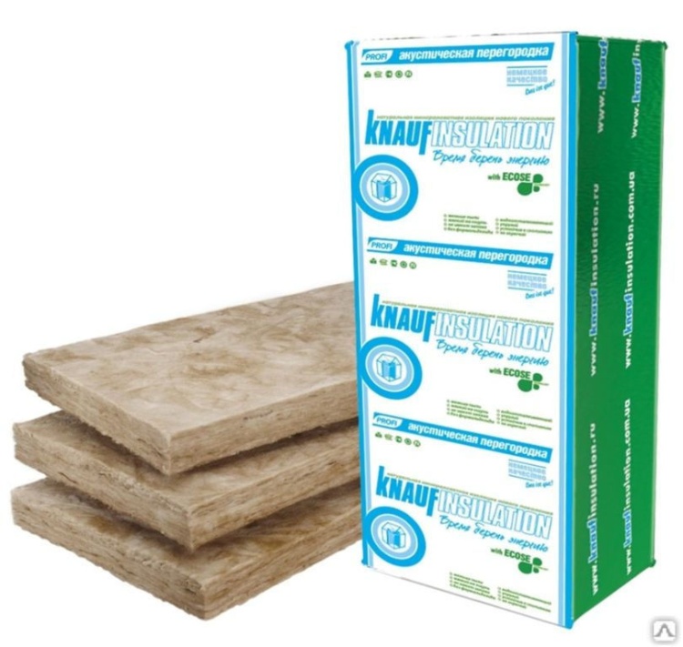 Кнауф Акустическая перегородка АS 50*7500*610 0,92м3/18м2/4 плит